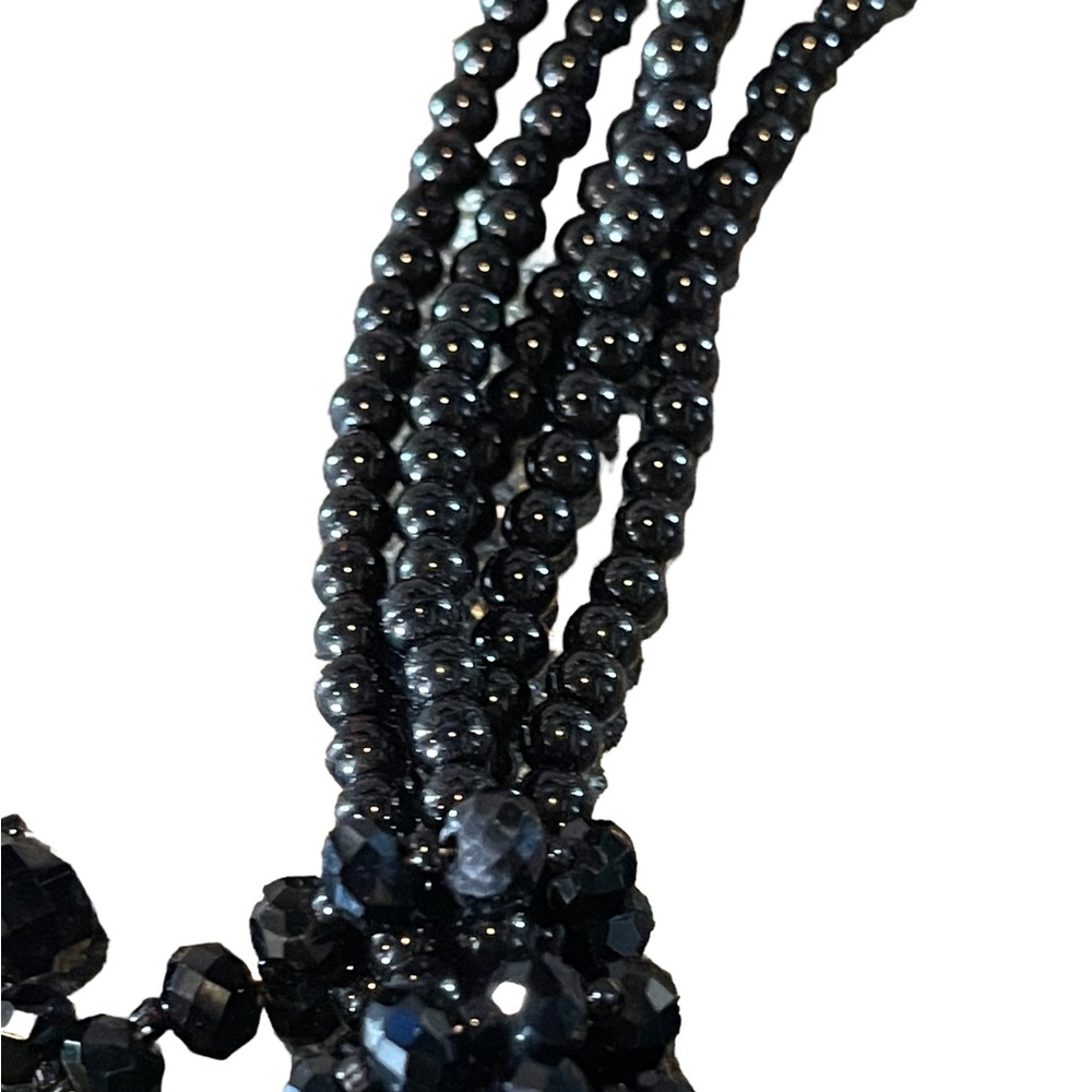 Handmade Kim Lou e Green Cluster Necklace - Picture 12 of 13